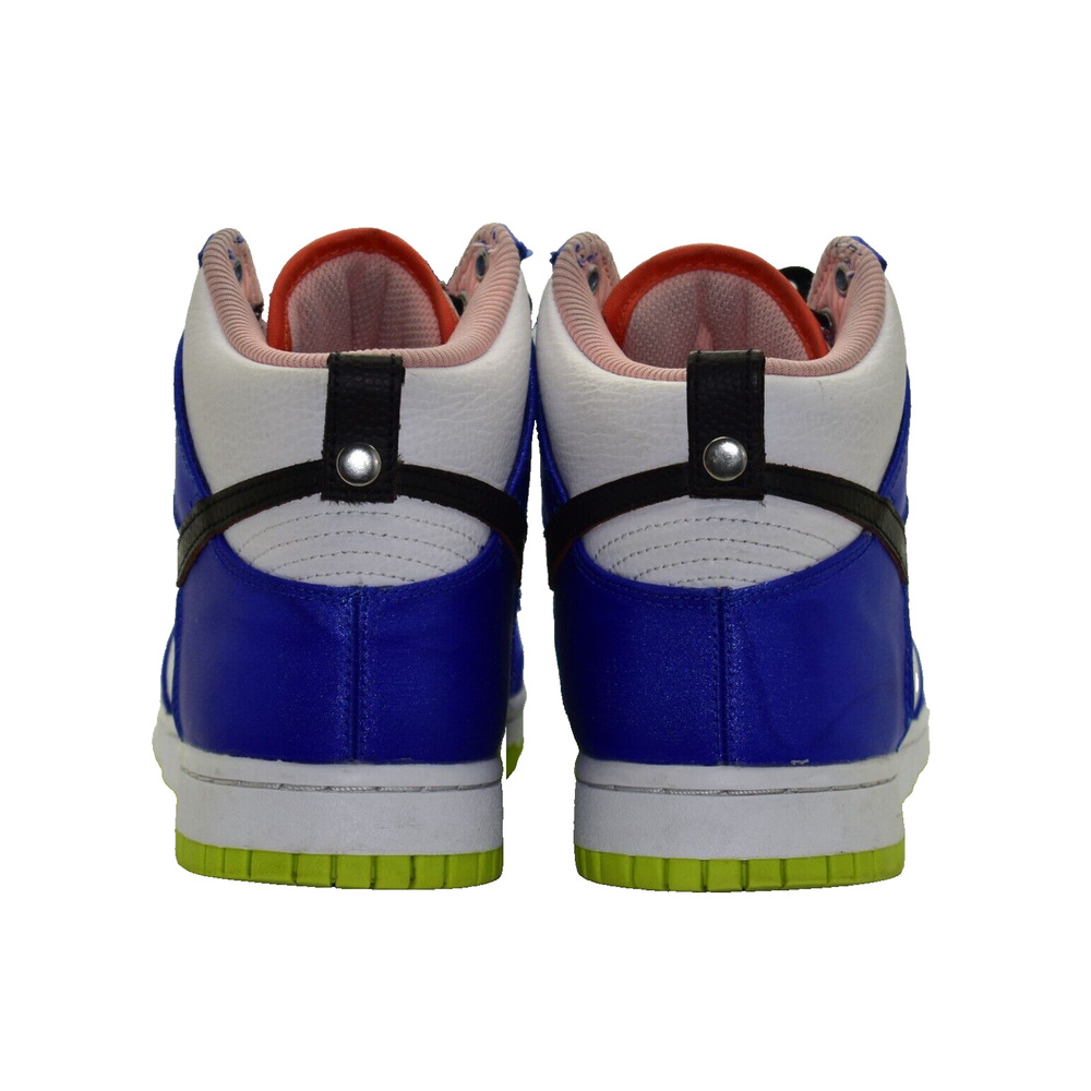 C0 Auth NIKE Wmns Dunk Hi Blue Satin Atom Green Sneaker Shoes DV2185-100 Size 8 - Picture 4 of 6